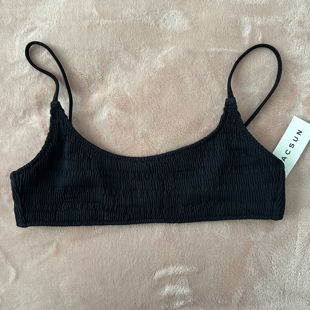 PACSUN Scrunch Tank Bikini Top